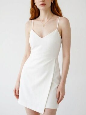 NWT French Connection Faux Wrap Mini Dress SZ-6